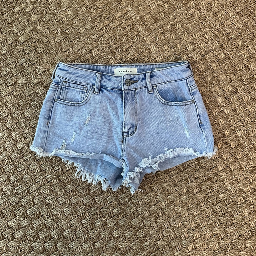 PacSun High Rise Festival Jean Shorts